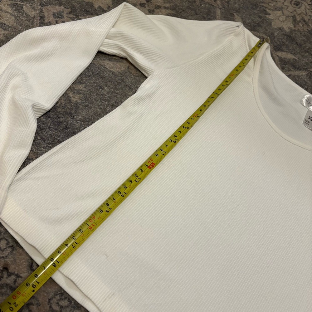 White Long Sleeve Top - Picture 8 of 12